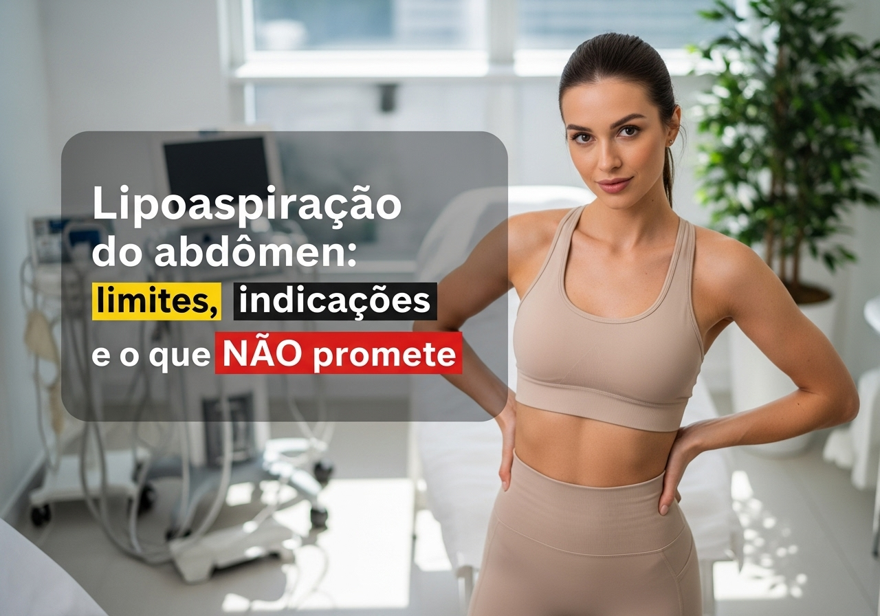 Lipoaspiração do abdômen: limites, indicações e o que NÃO promete
