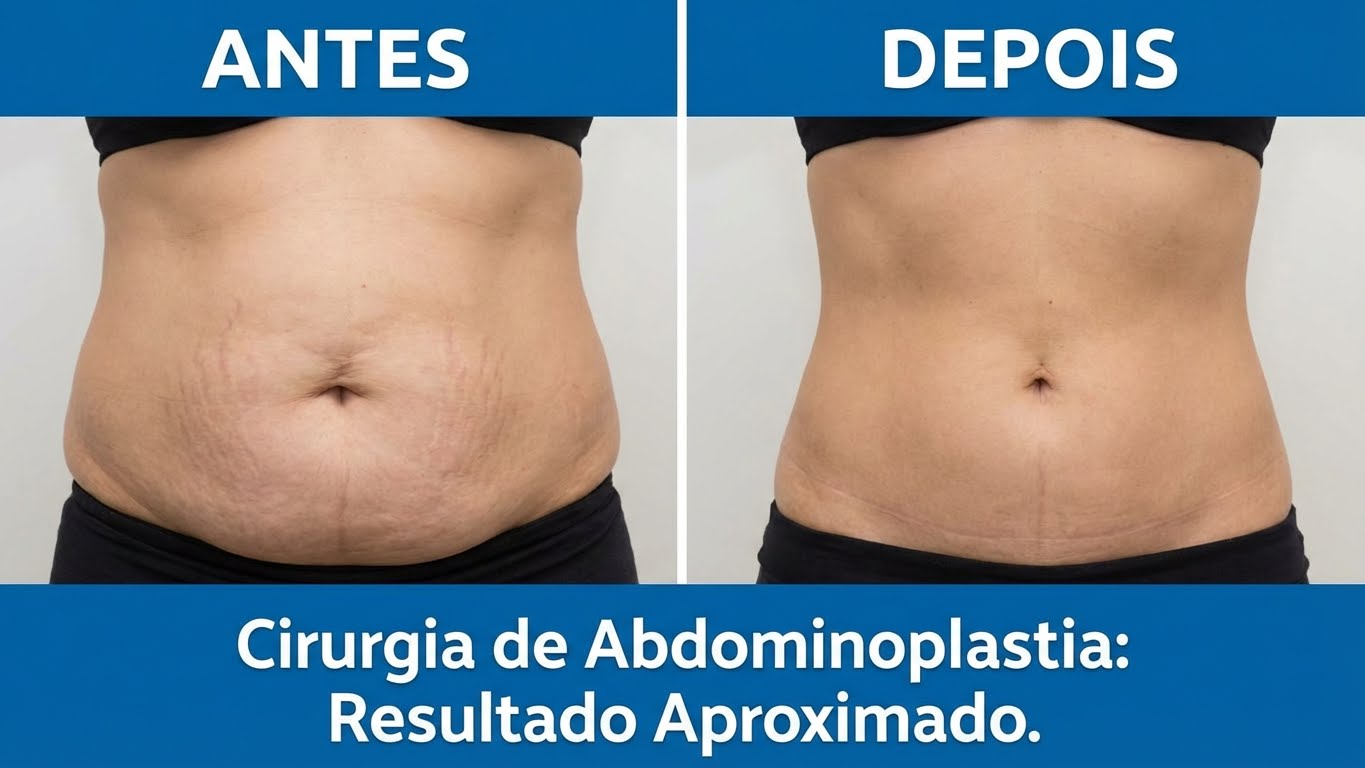 Abdominoplastia antes e depois